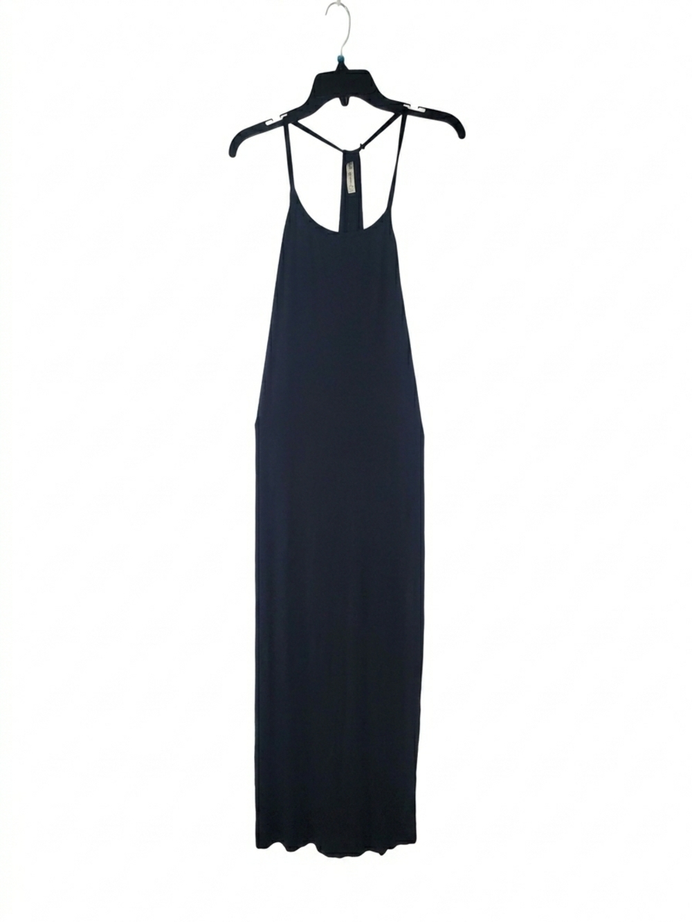 Fabletics Black Strappy-Back Maxi Dress